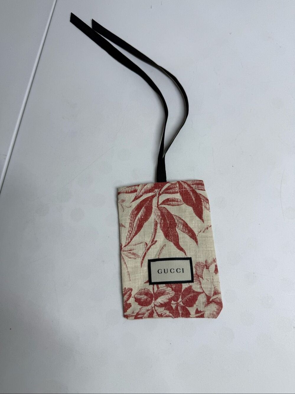 Gucci Mini Dust Bag Floral Drawstring Pouch Designer Luxury Packaging 3.5″× 4.5″